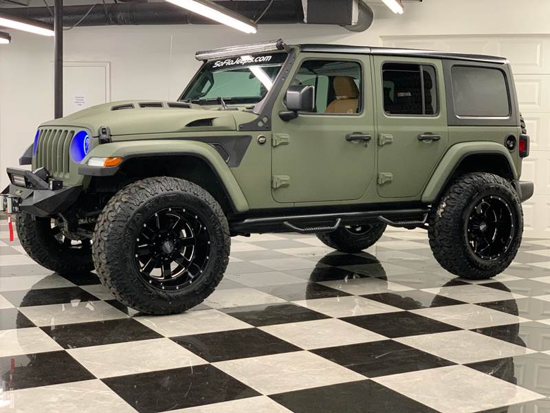 2018 Jeep Wrangler Unlimited Kevlar Olive Drab Abrams Edition Lifted In 