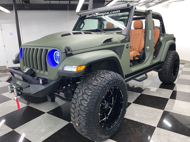 2018 Jeep Wrangler Unlimited Kevlar Olive Drab Abrams Edition Lifted In ...