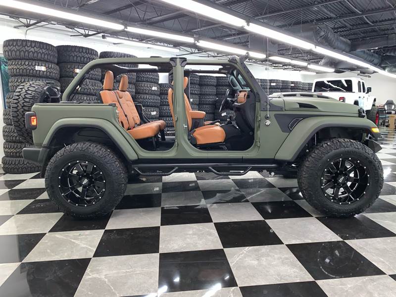 2018 Jeep Wrangler Unlimited Kevlar Olive Drab Abrams Edition Lifted In ...