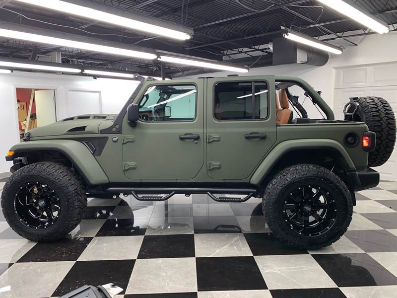 2018 Jeep Wrangler Unlimited Kevlar Olive Drab Abrams Edition Lifted In ...