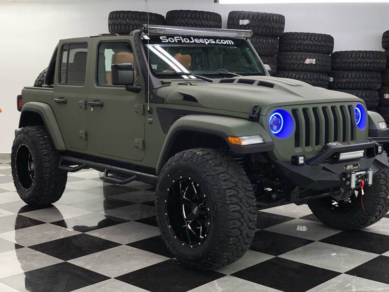 2018 Jeep Wrangler Unlimited Kevlar Olive Drab Abrams Edition Lifted In ...