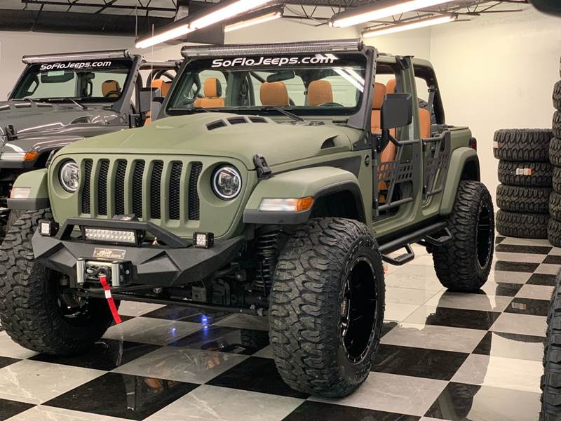 2018 Jeep Wrangler Unlimited Kevlar Olive Drab Abrams Edition Lifted In ...