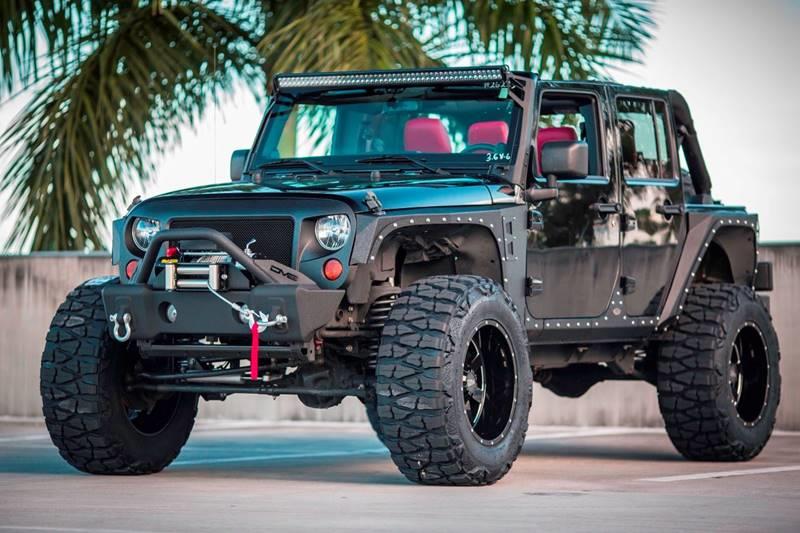 2012 Jeep Wrangler Unlimited Soflo Full Recon Package In Fort 