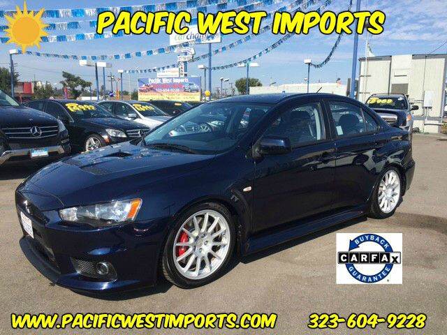 2013 Mitsubishi Lancer Evolution for sale at Pacific West Imports in Los Angeles CA