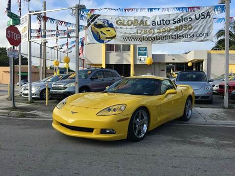 2008 Chevrolet Corvette for sale at Global Auto Sales USA in Miami FL