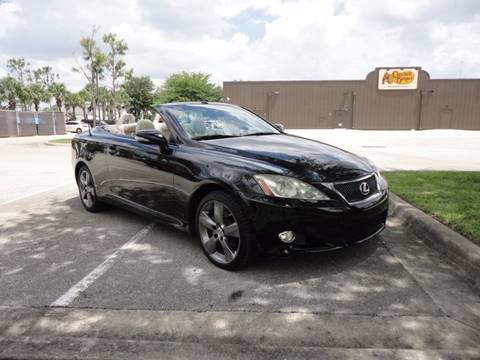 2010 Lexus IS 250C for sale at Navigli USA Inc in Fort Myers FL