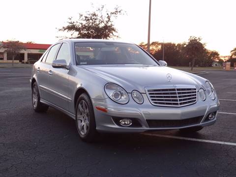 2008 Mercedes-Benz E-Class for sale at Navigli USA Inc in Fort Myers FL