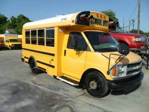 2002 Chevrolet G3500 BUS for sale at Peek Motor Company Inc. in Houston TX