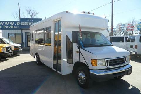 2005 Ford E450 BUS for sale at Peek Motor Company Inc. in Houston TX