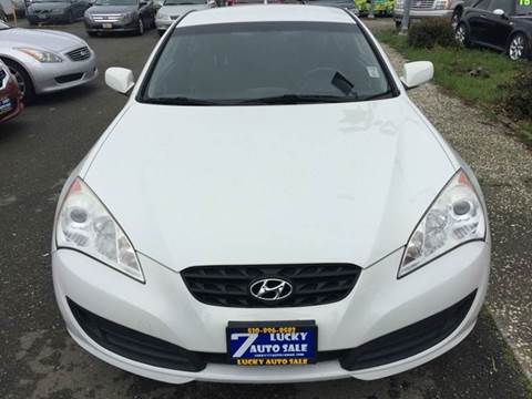 2010 Hyundai Genesis Coupe for sale at Lucky Auto Sale in Hayward CA
