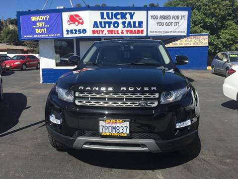 2013 Land Rover Range Rover Evoque for sale at Lucky Auto Sale in Hayward CA