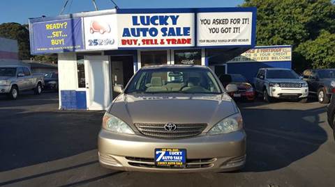 2002 Toyota Camry for sale at Lucky Auto Sale in Hayward CA