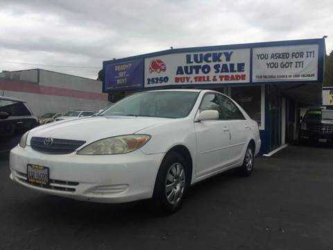 2002 Toyota Camry for sale at Lucky Auto Sale in Hayward CA