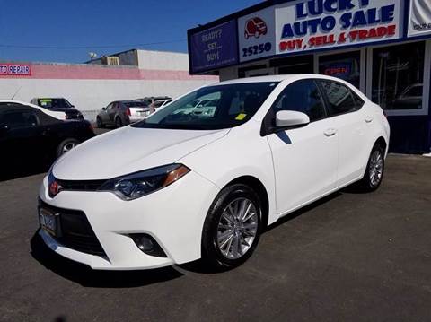2015 Toyota Corolla for sale at Lucky Auto Sale in Hayward CA
