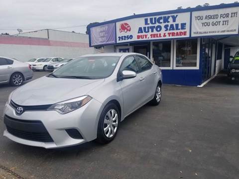 2014 Toyota Corolla for sale at Lucky Auto Sale in Hayward CA