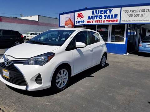 2015 Toyota Yaris for sale at Lucky Auto Sale in Hayward CA