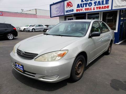 2003 Toyota Camry for sale at Lucky Auto Sale in Hayward CA