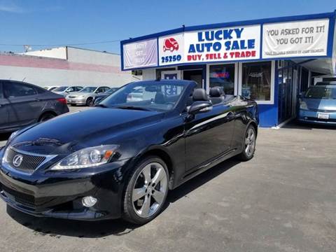 2011 Lexus IS 350C for sale at Lucky Auto Sale in Hayward CA