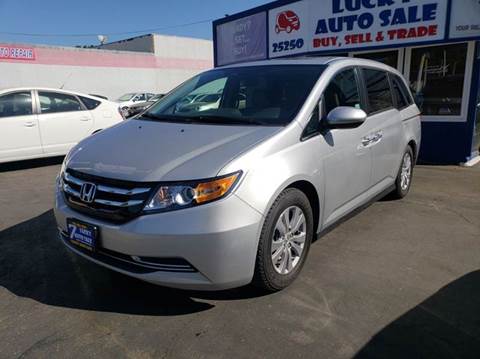 2015 Honda Odyssey for sale at Lucky Auto Sale in Hayward CA