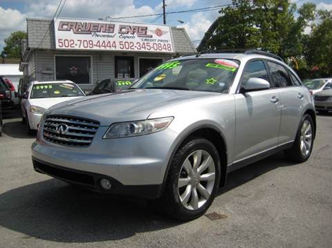 2003 Infiniti FX45 for sale at Craven Cars in Louisville KY