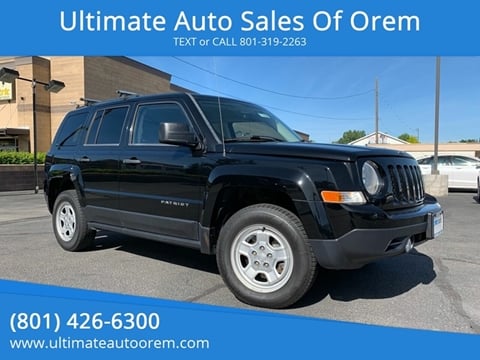 Patriot Auto Sales >> Jeep Patriot For Sale In Orem Ut Ultimate Auto Sales Of Orem Patriot Auto Sales >> Jeep Patriot For Sale In Orem Ut Ultimate Auto Sales Of Orem