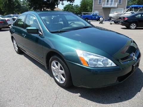 2003 Honda Accord for sale at L A Used Cars in Abington MA