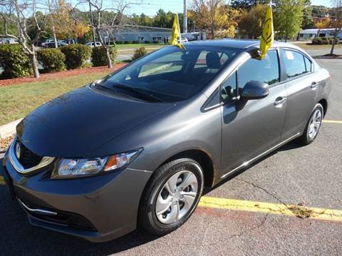 2013 Honda Civic for sale at L A Used Cars in Abington MA