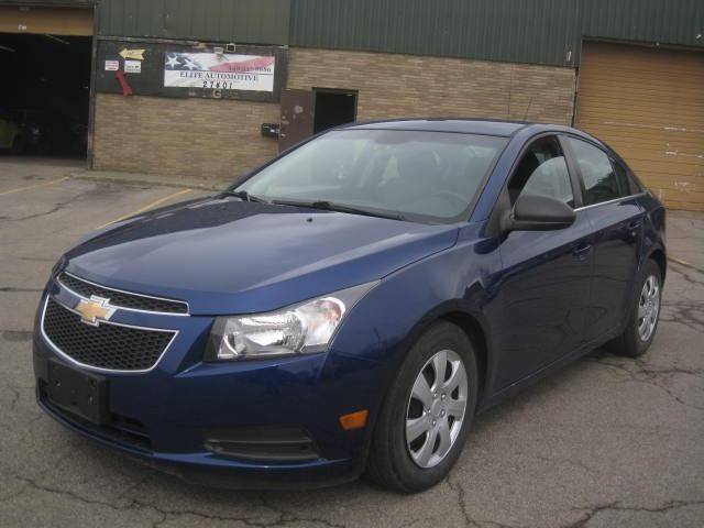 2012 Chevrolet Cruze for sale at ELITE AUTOMOTIVE in Euclid OH