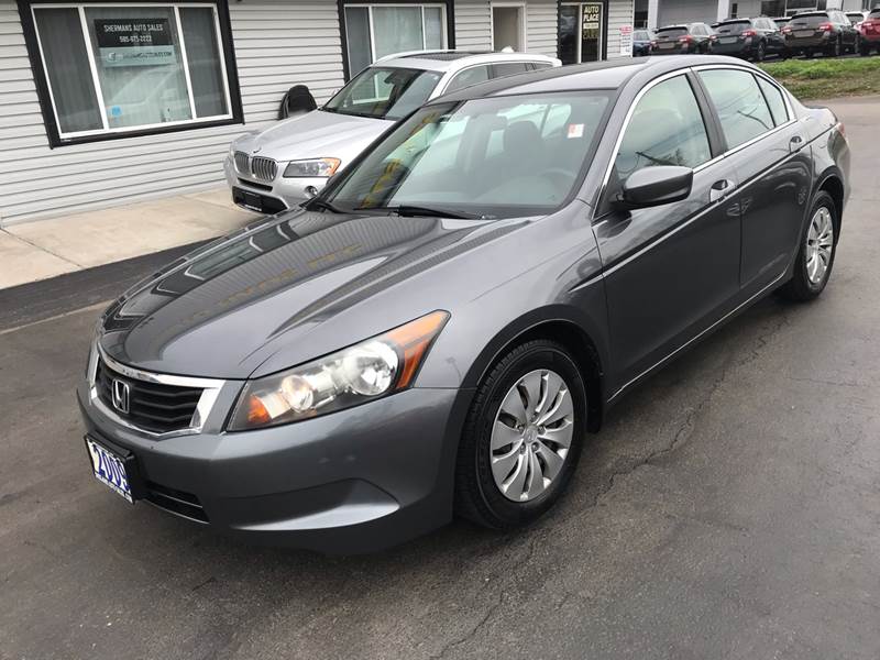 2009 Honda Accord LX 4dr Sedan 5A In ster NY Shermans Auto Sales