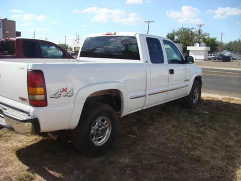 2002 GMC Sierra 2500 for sale at FIRST CHOICE MOTORS in Lubbock TX