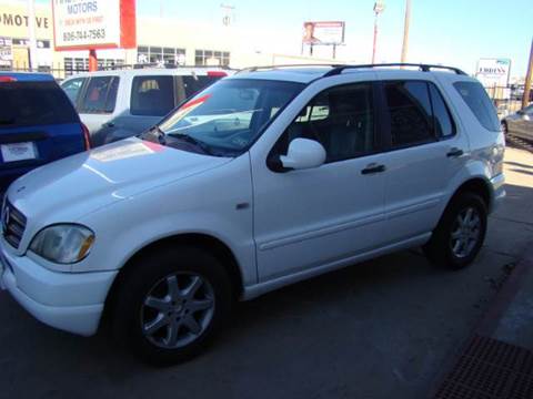 2000 Mercedes-Benz M-Class for sale at FIRST CHOICE MOTORS in Lubbock TX