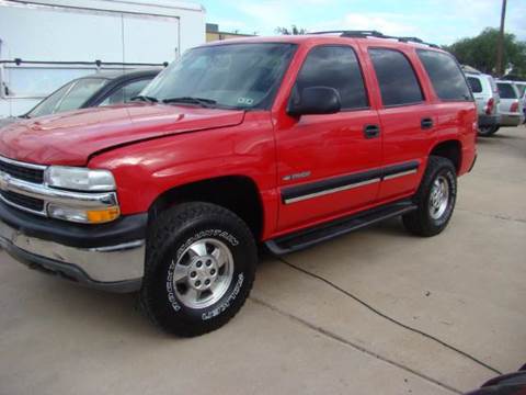 2001 Chevrolet Tahoe for sale at FIRST CHOICE MOTORS in Lubbock TX