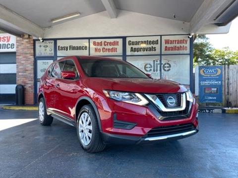2017 Nissan Rogue for sale at ELITE AUTO WORLD in Fort Lauderdale FL