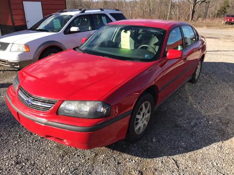 2004 Chevrolet Impala for sale at Simon Automotive in East Palestine OH