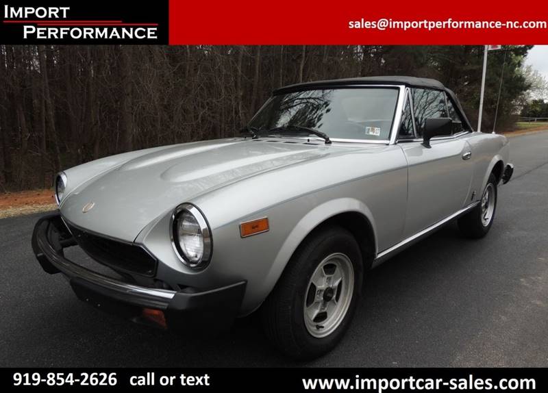 1981 FIAT 2000 Spider