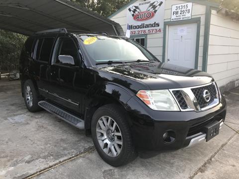 2010 Nissan Pathfinder for sale at AUTO WOODLANDS in Magnolia TX