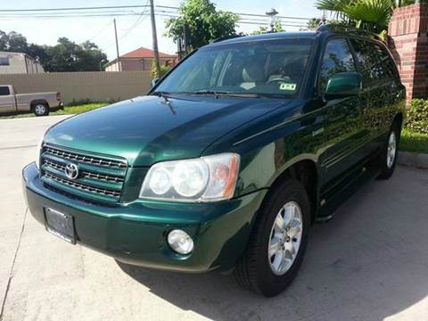 2003 Toyota Highlander for sale at Auto Selection Inc. in Houston TX