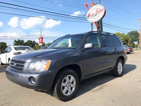 2002 Toyota Highlander for sale at Phil Jackson Auto Sales in Charlotte NC