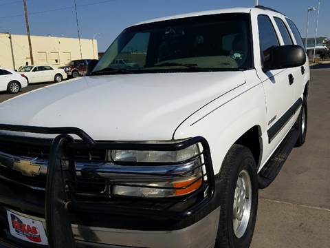 2003 Chevrolet Tahoe for sale at Gregory Motors in Lubbock TX