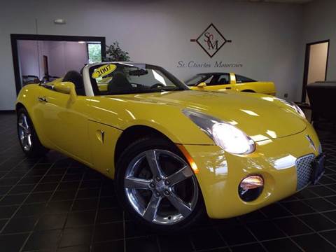 2007 Pontiac Solstice for sale at SAINT CHARLES MOTORCARS in Saint Charles IL