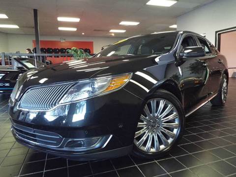 2013 Lincoln MKS for sale at SAINT CHARLES MOTORCARS in Saint Charles IL