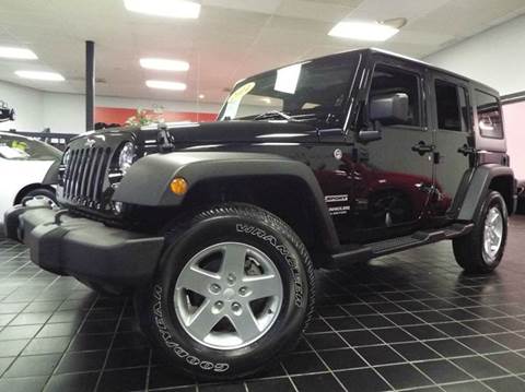 2014 Jeep Wrangler Unlimited for sale at SAINT CHARLES MOTORCARS in Saint Charles IL