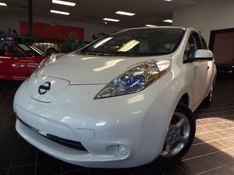 2013 Nissan LEAF for sale at SAINT CHARLES MOTORCARS in Saint Charles IL