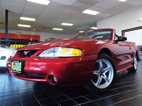 1998 Ford Mustang SVT Cobra for sale at SAINT CHARLES MOTORCARS in Saint Charles IL