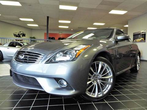 2012 Infiniti G37 Coupe for sale at SAINT CHARLES MOTORCARS in Saint Charles IL