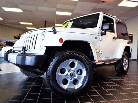 2014 Jeep Wrangler for sale at SAINT CHARLES MOTORCARS in Saint Charles IL