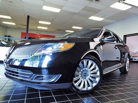 2015 Lincoln MKS for sale at SAINT CHARLES MOTORCARS in Saint Charles IL