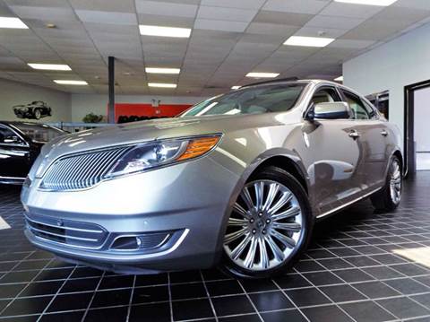 2015 Lincoln MKS for sale at SAINT CHARLES MOTORCARS in Saint Charles IL