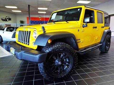 2015 Jeep Wrangler Unlimited for sale at SAINT CHARLES MOTORCARS in Saint Charles IL