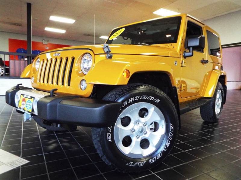 2014 Jeep Wrangler for sale at SAINT CHARLES MOTORCARS in Saint Charles IL